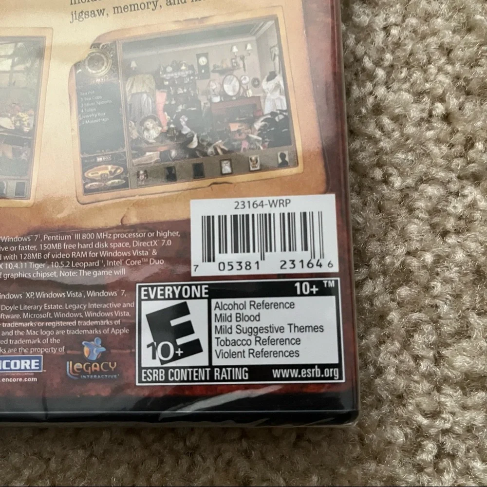 The Lost Cases of Sherlock Holmes (PC/Mac CD-ROM) Sealed Detective Search Game